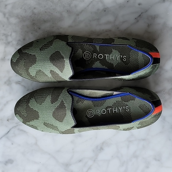 Rothy's Shoes - Rothys the camo green loafer flat sz 9 ½ 9.5 EUC